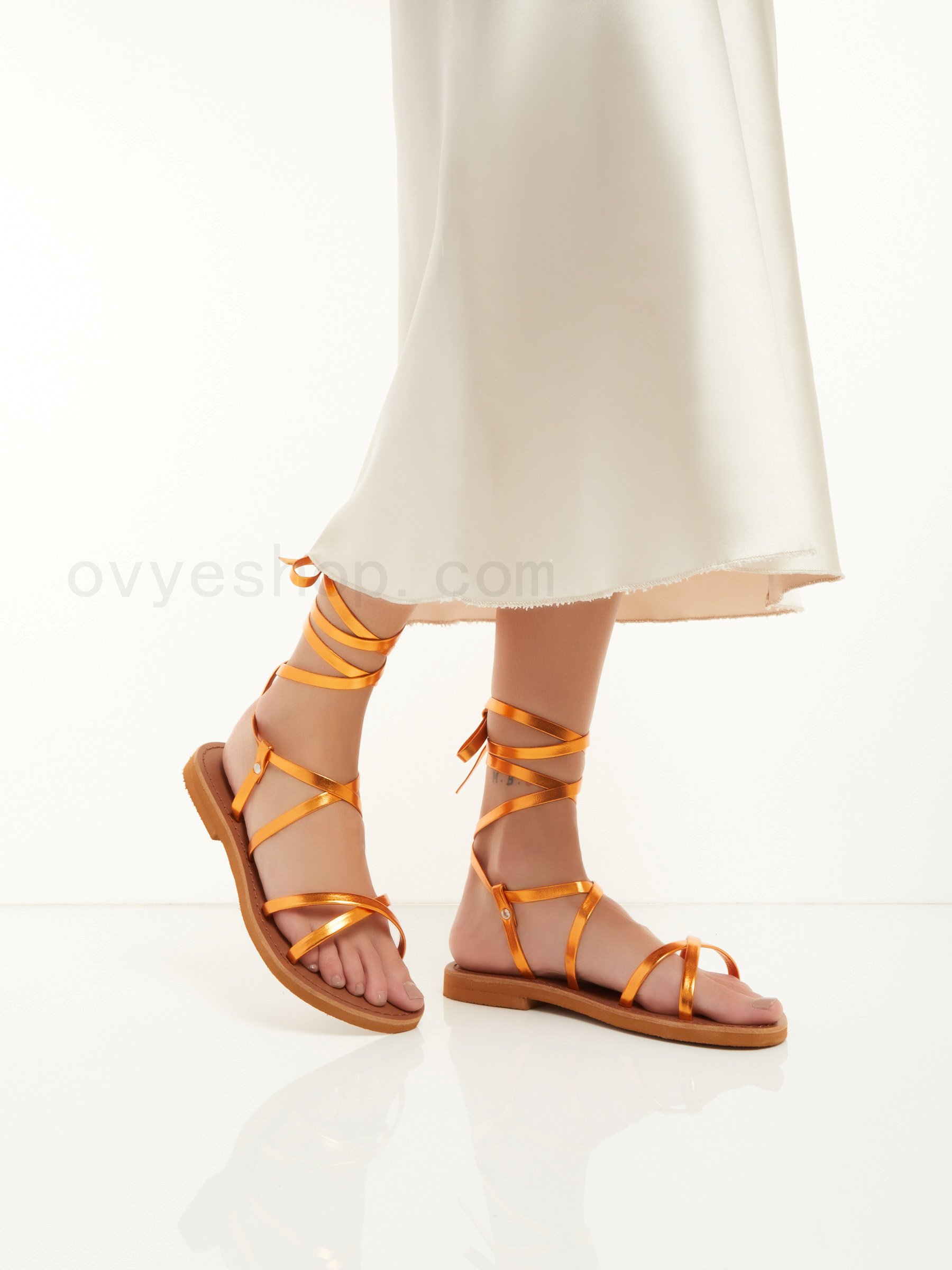 (image for) ovye outlet Greek Flat Sandal F0817885-0699 Sconti